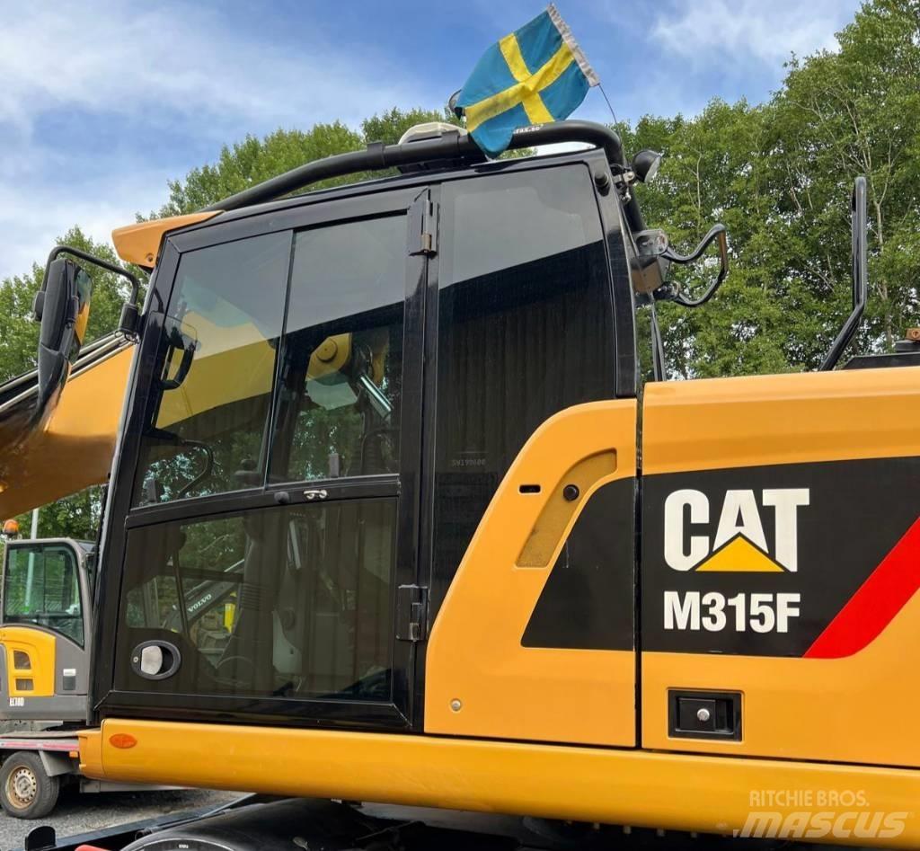 CAT 315 F Gravemaskiner på hjul