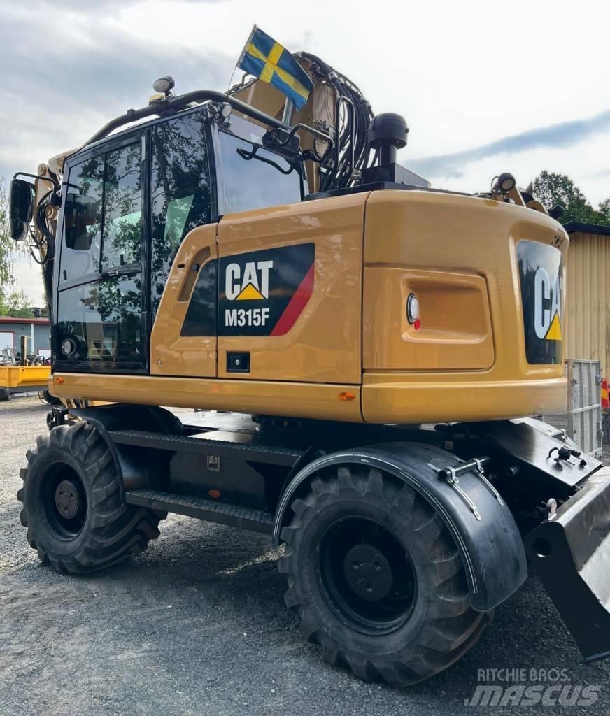 CAT 315 F Gravemaskiner på hjul