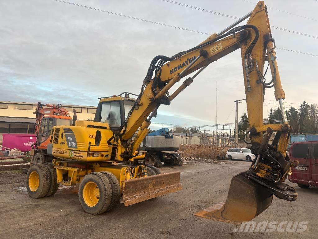 Komatsu PW 110 Gravemaskiner på hjul