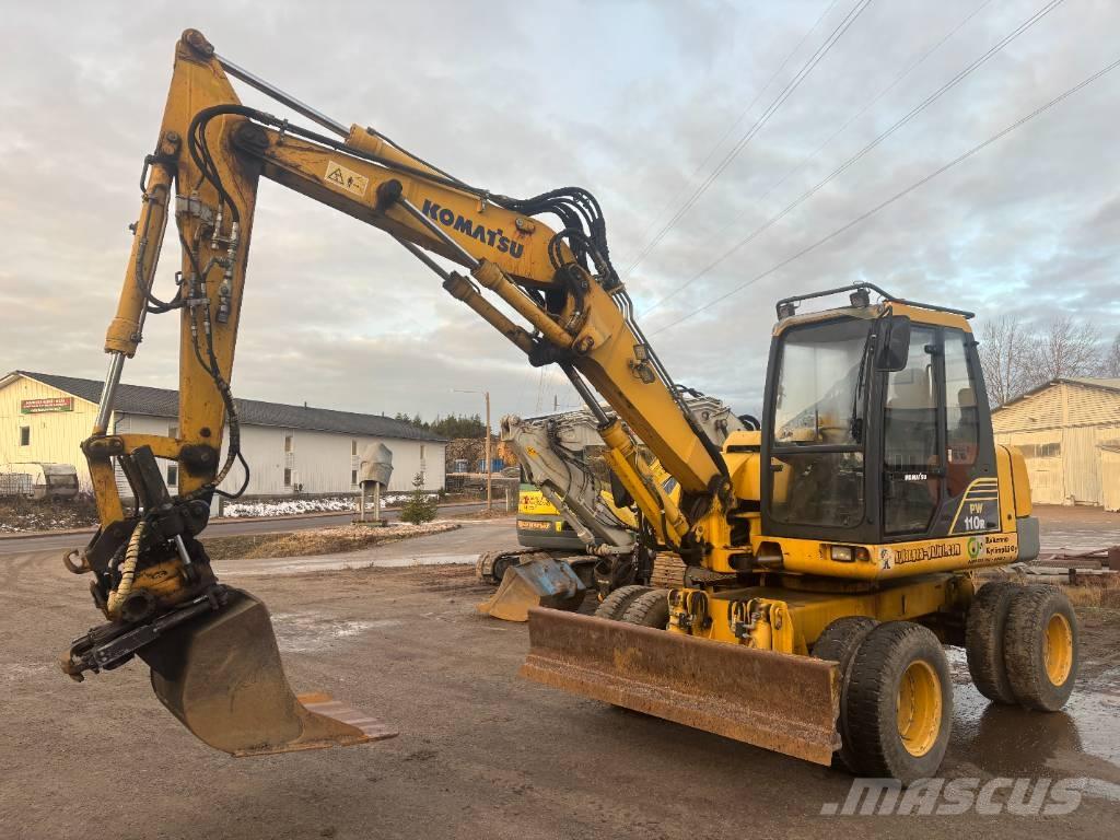 Komatsu PW 110 Gravemaskiner på hjul
