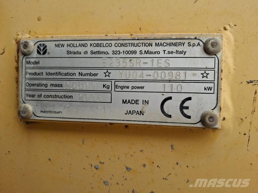 New Holland E 235 SR Gravemaskiner på larvebånd