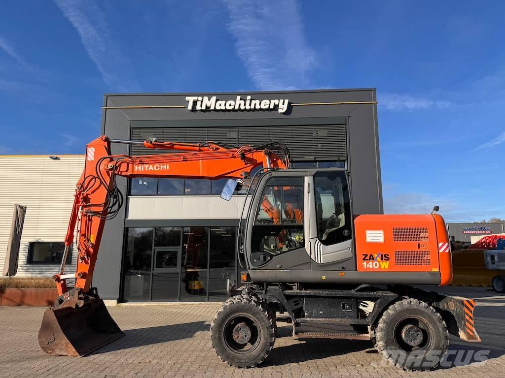 Hitachi ZX 140 W-3 Gravemaskiner på hjul