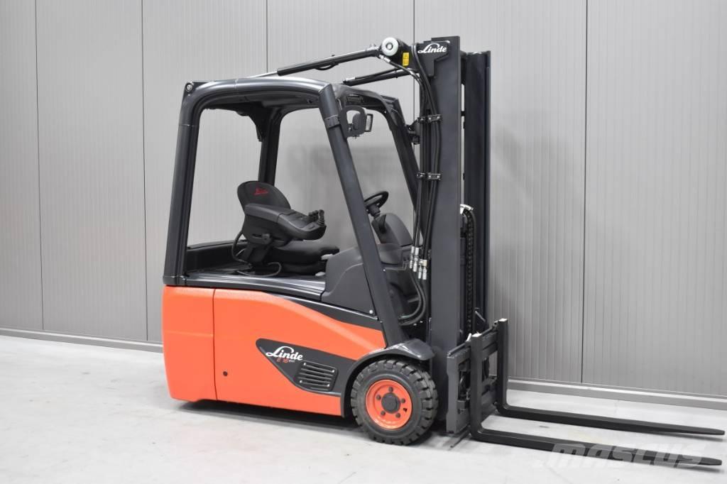 Linde E 16 - 02 El gaffeltrucks