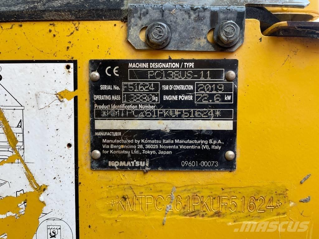 Komatsu PC 138 US-11 Gravemaskiner på larvebånd