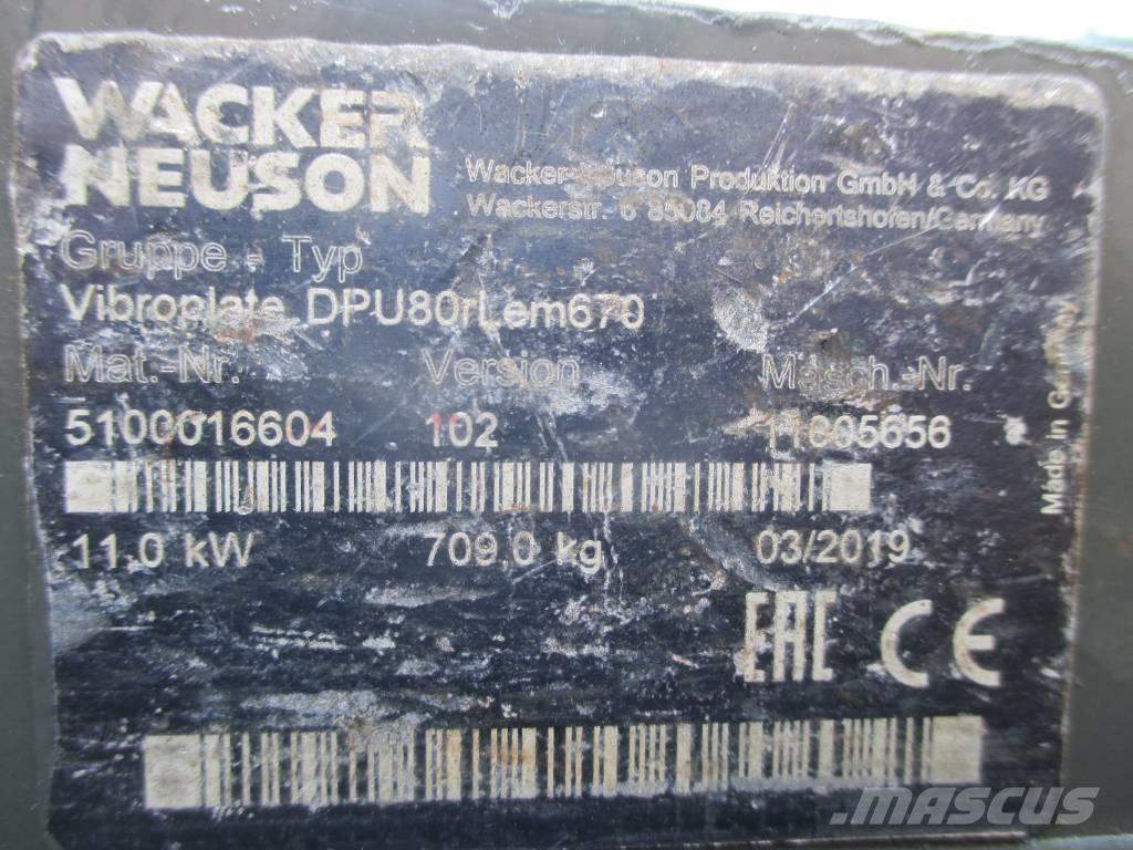 Wacker Neuson DPU 80 Vibratorer