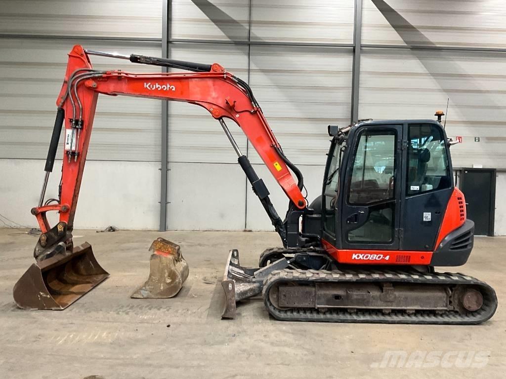 Kubota KX 080-4 Midi-gravemaskiner 7t - 12t