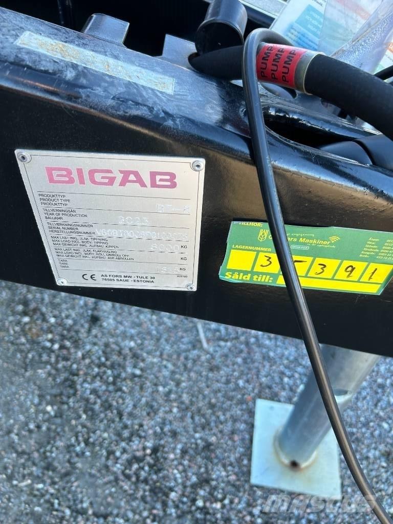 Bigab T8 DUMPERKÄRRA Andre vogne