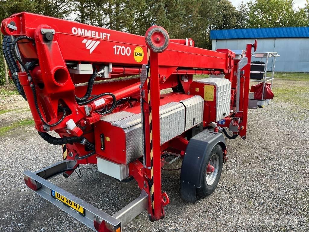 Omme 1700 EBXD Trailermonterede lifte