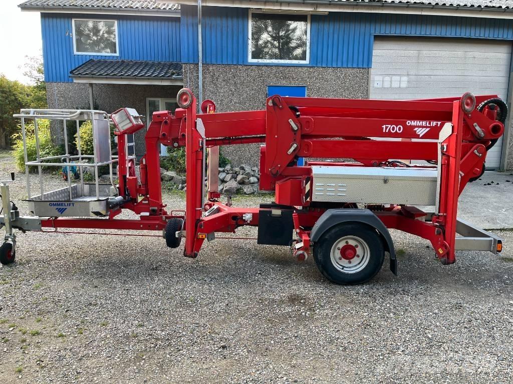 Omme 1700 EBXD Trailermonterede lifte