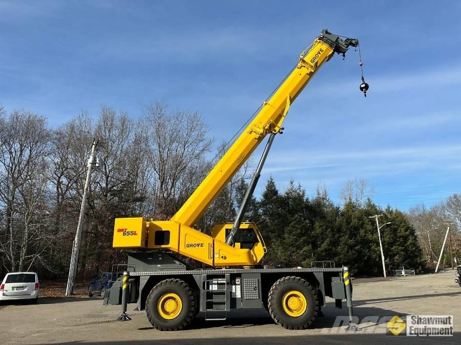 Grove RT 655 Kraner til hårdt terræn