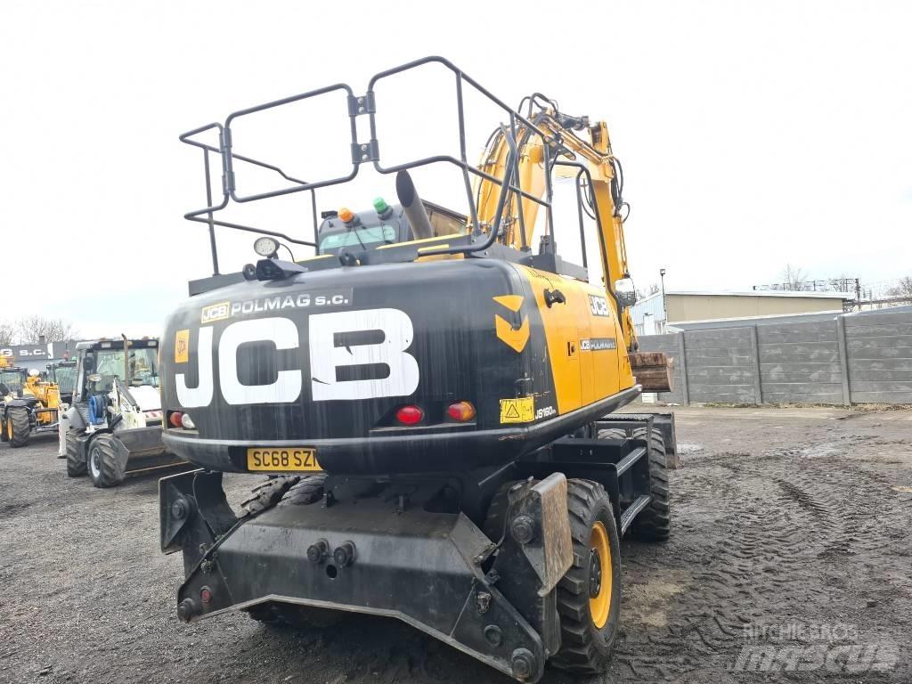JCB JS 160 W Gravemaskiner på hjul