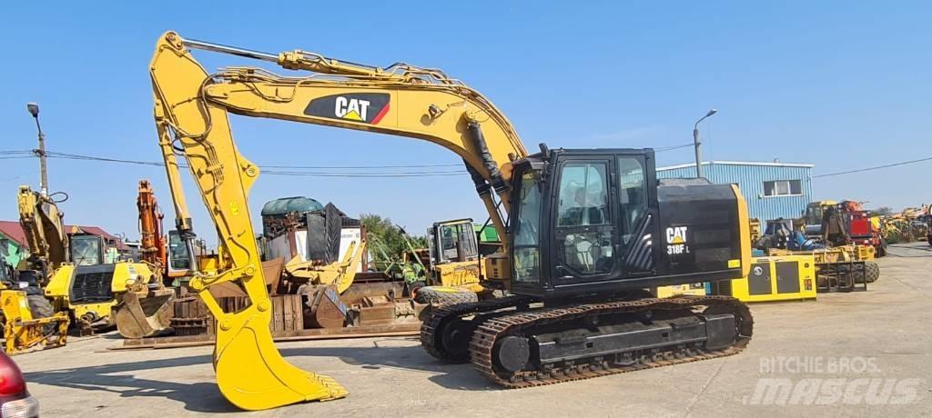 CAT 318FL Gravemaskiner på larvebånd
