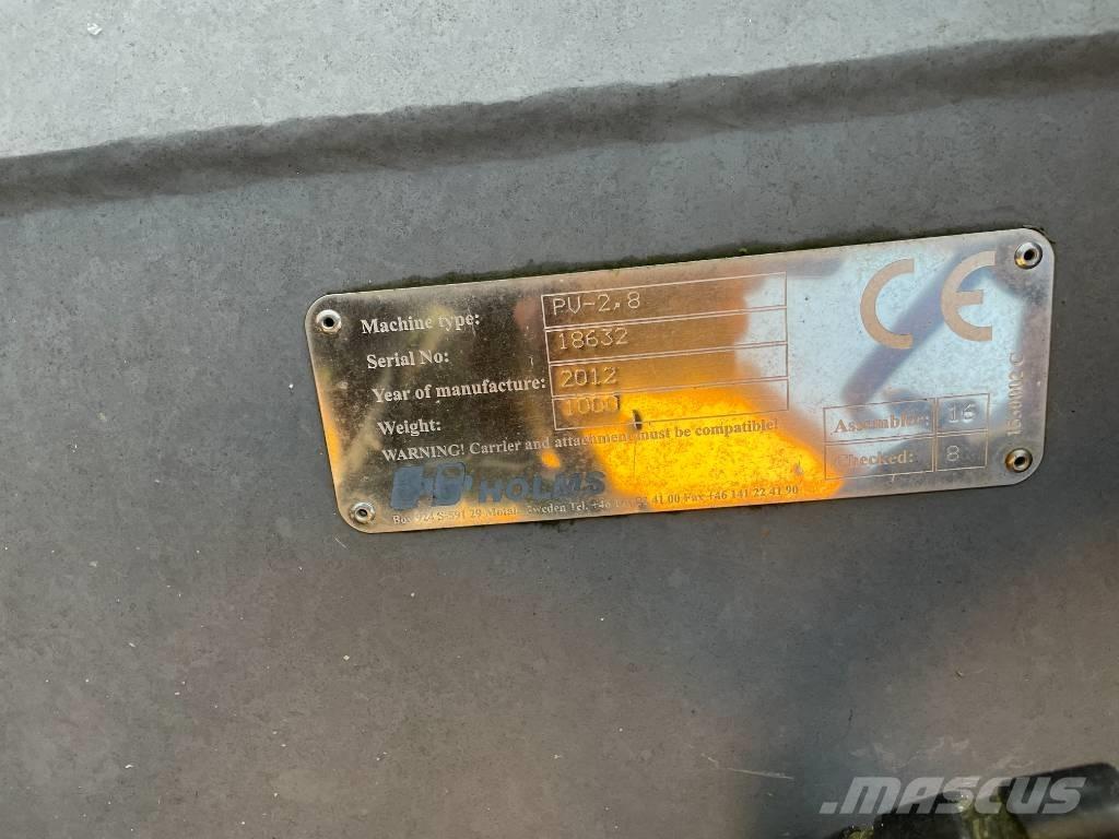 Holms Vikplog 2,8m. Sneskovle og -plove