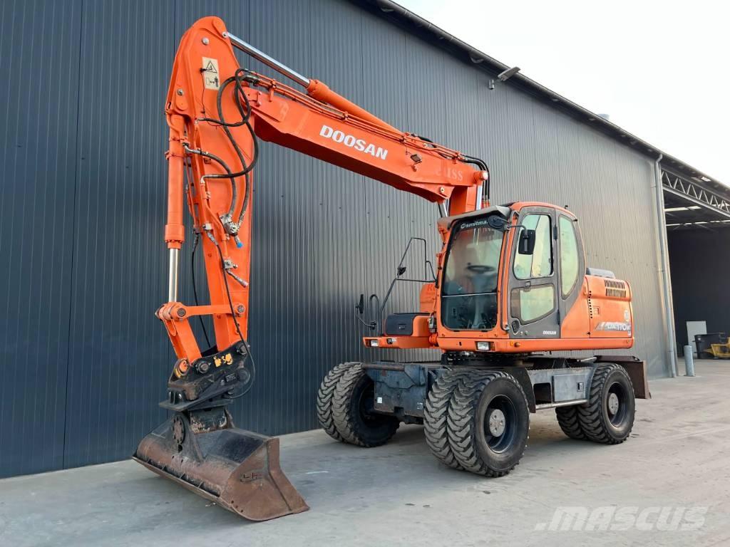 Doosan DX170W Gravemaskiner på hjul