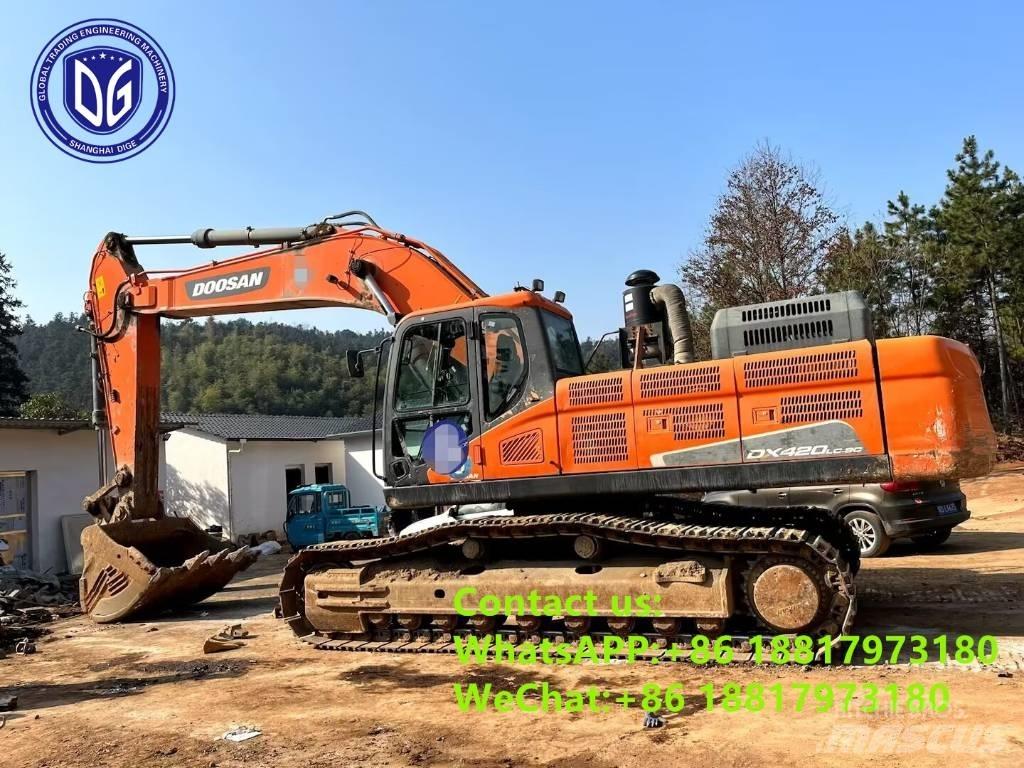 Doosan DX 420 LC Gravemaskiner på larvebånd