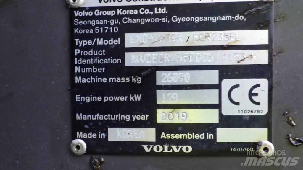 Volvo ECR235EL Gravemaskiner på larvebånd