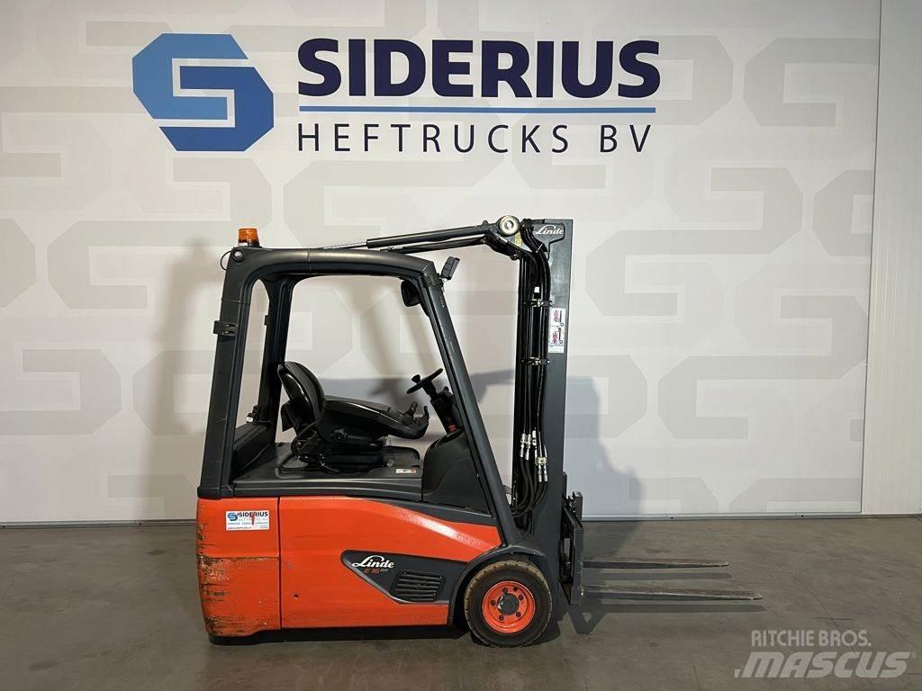Linde E16 El gaffeltrucks