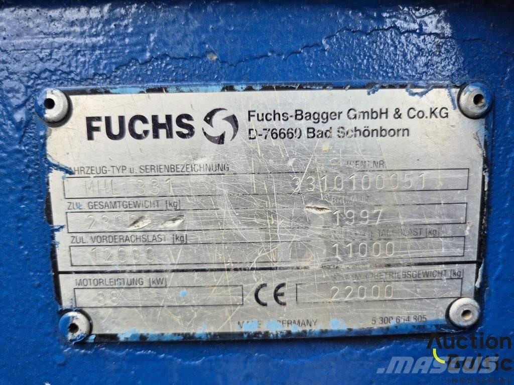 Fuchs MHL 331 Gravemaskiner på hjul