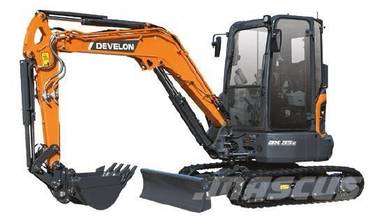 Develon DX 35 Z-7 Minigravemaskiner
