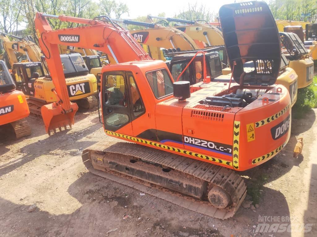 Doosan DH220LC-7 Gravemaskiner på larvebånd