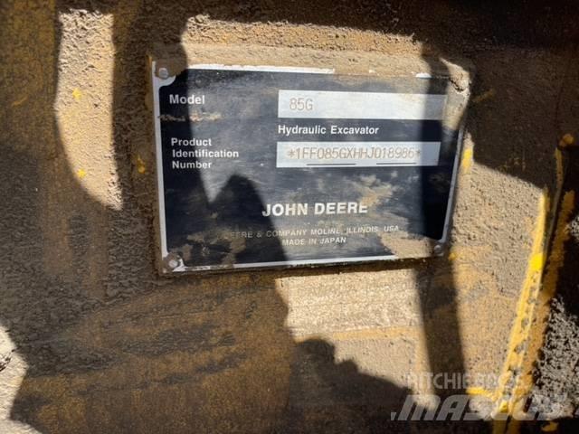 John Deere 85G Minigravemaskiner