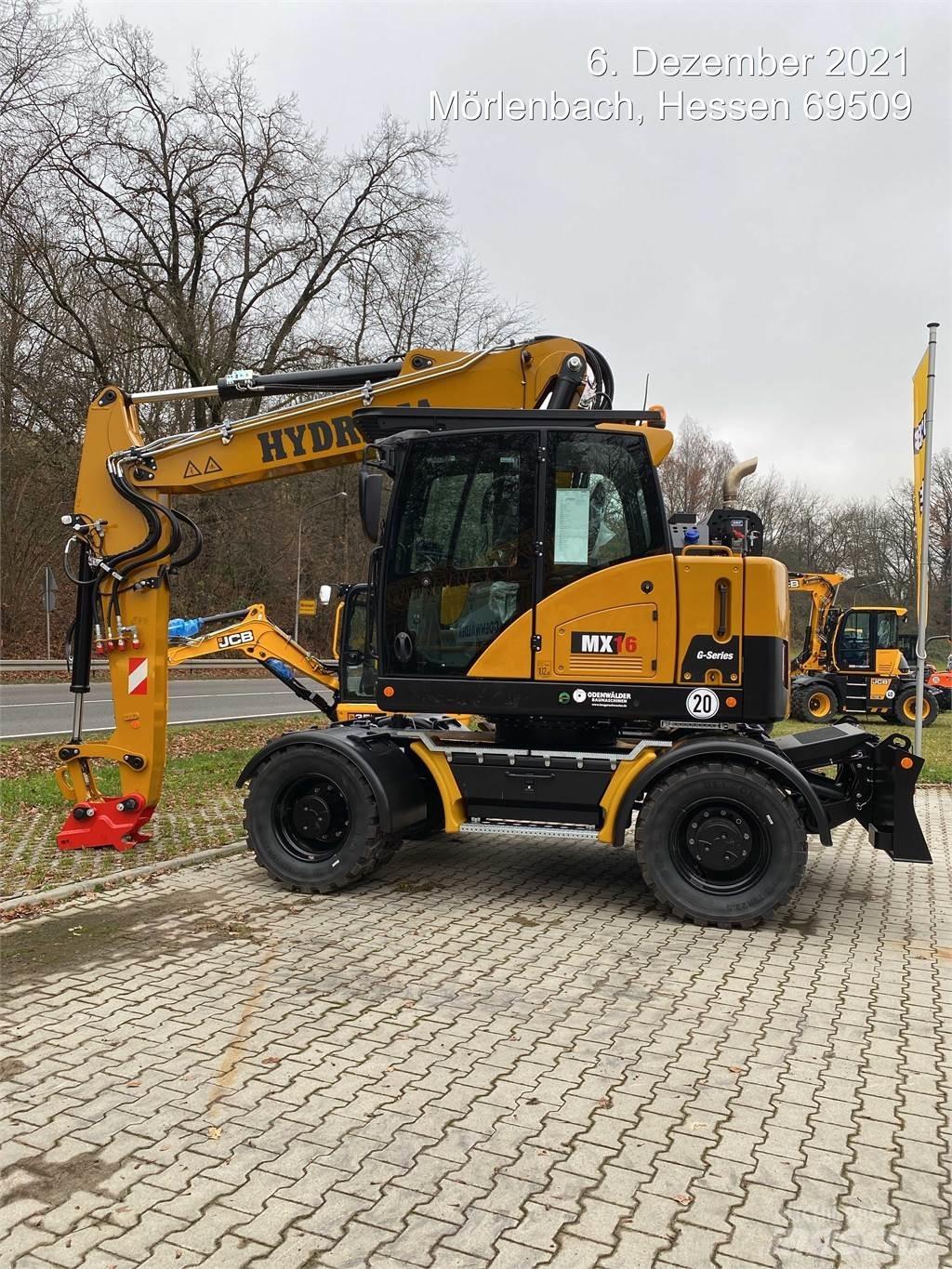Hydrema MX16G Gravemaskiner på hjul