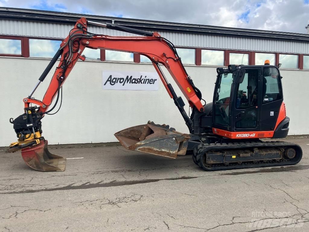 Kubota KX 080-4 Midi-gravemaskiner 7t - 12t