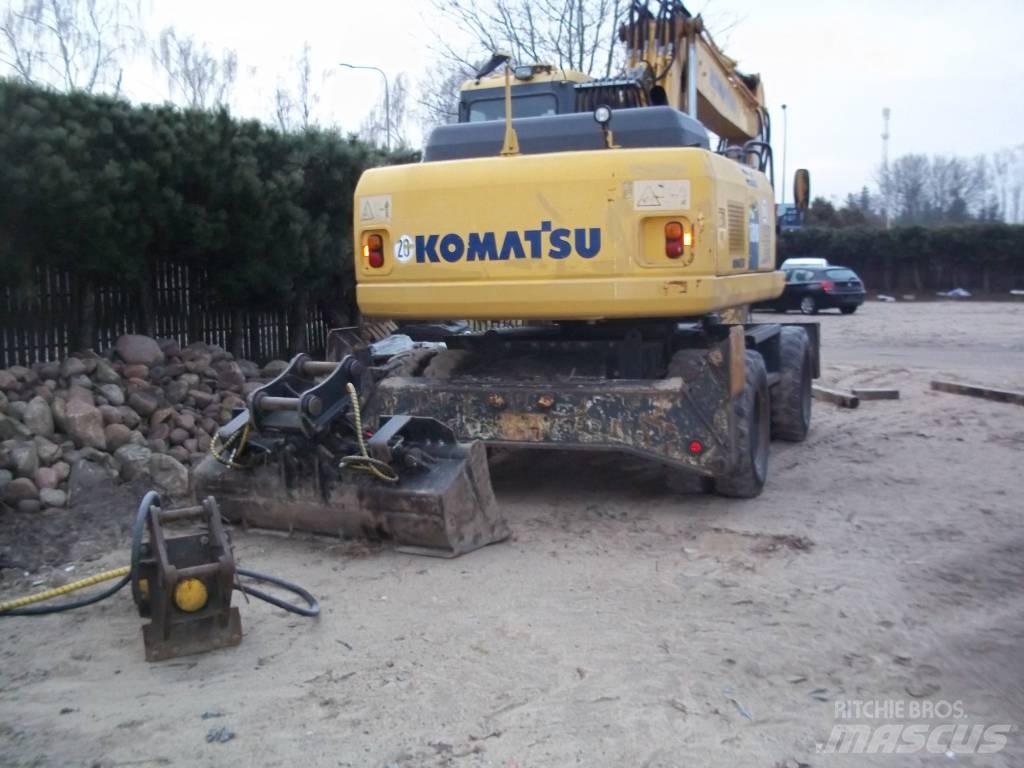Komatsu PW 180-7 Gravemaskiner på hjul