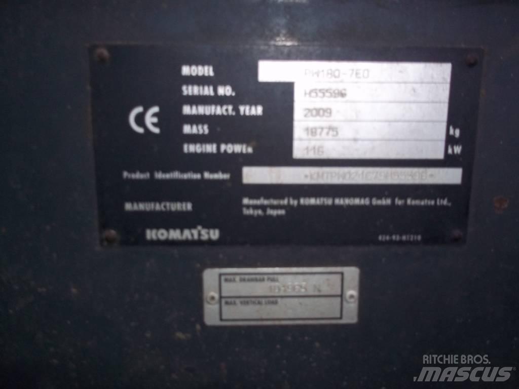 Komatsu PW 180-7 Gravemaskiner på hjul