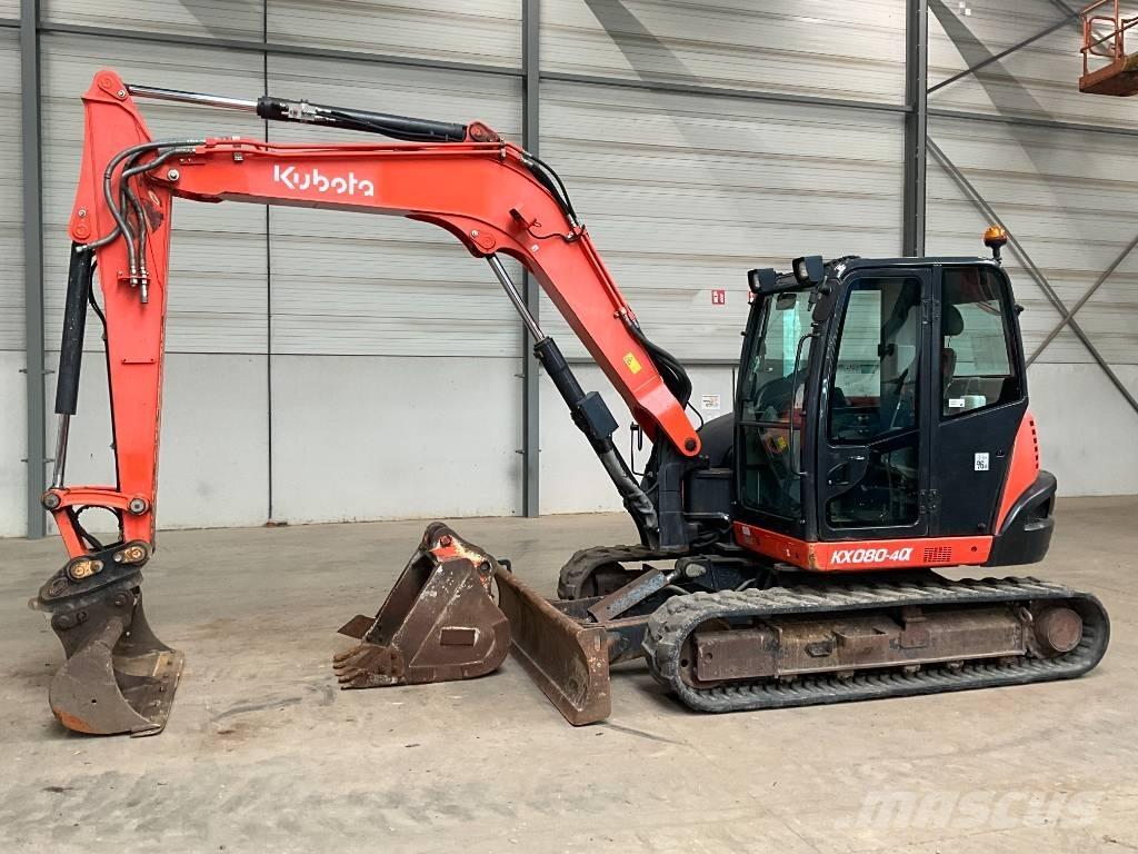 Kubota KX 080-4 A Midi-gravemaskiner 7t - 12t