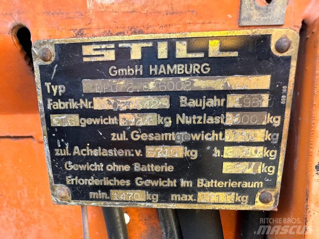 Still EFG 2.0/6002 El gaffeltrucks