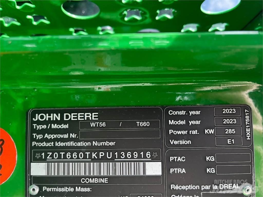 John Deere T660 Mejetærskere