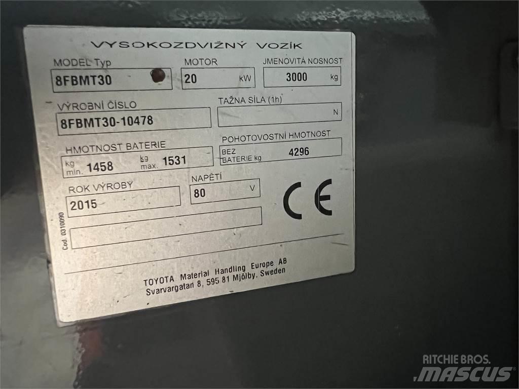 Toyota 8FBMT30 El gaffeltrucks