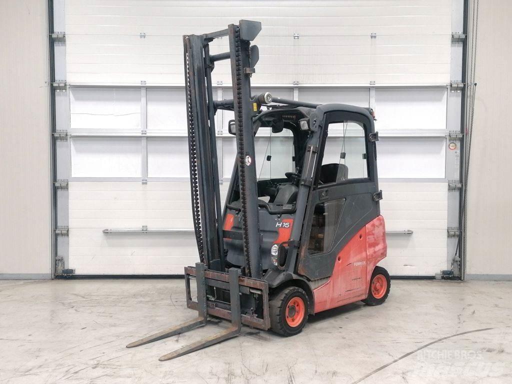 Linde H16D Diesel gaffeltrucks