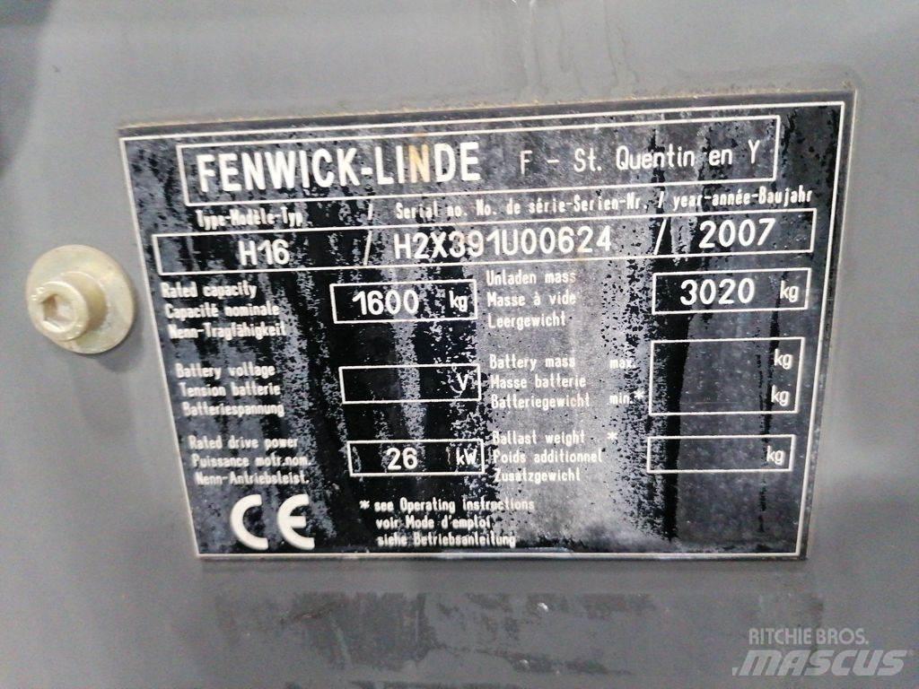 Linde H16D Diesel gaffeltrucks