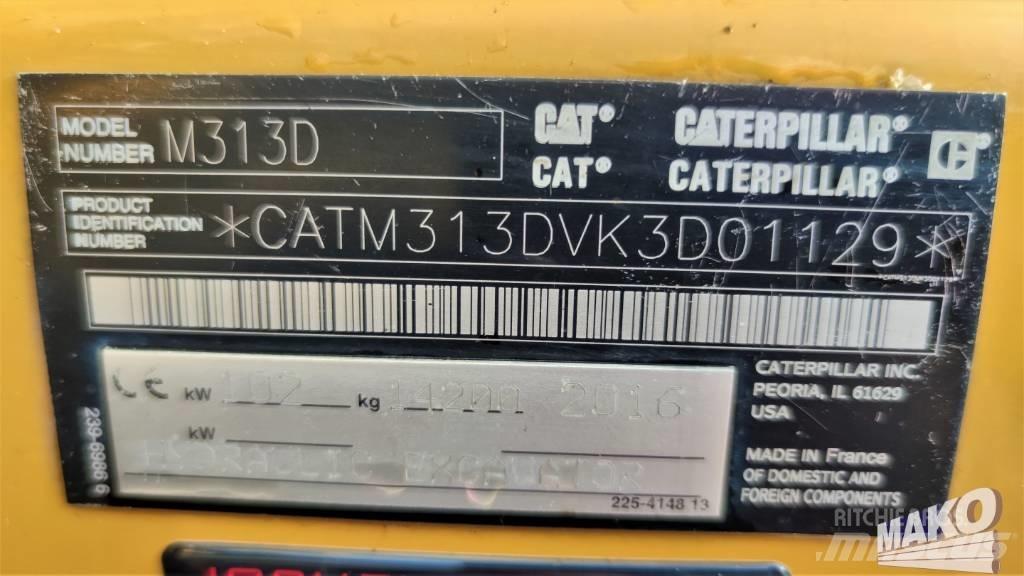 CAT M 313 D Gravemaskiner på hjul