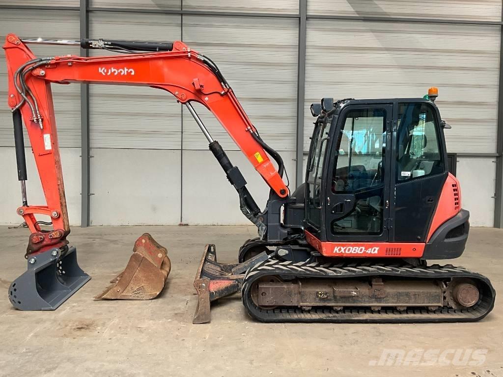 Kubota KX 080-4 A Midi-gravemaskiner 7t - 12t