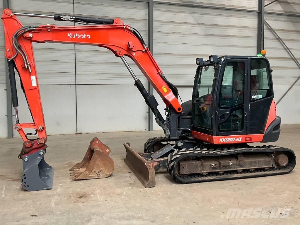 Kubota KX 080-4 A Midi-gravemaskiner 7t - 12t