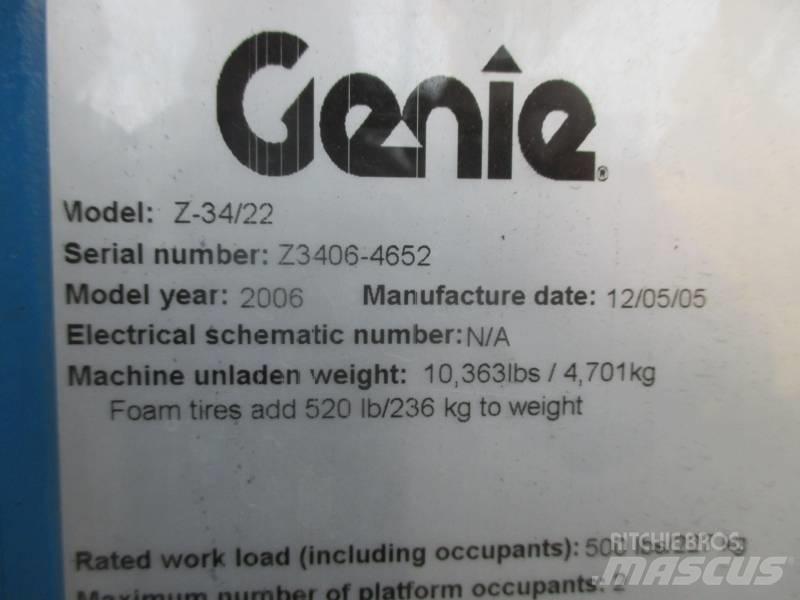 Genie Z 34/22 RT Bomlifte med knækarm