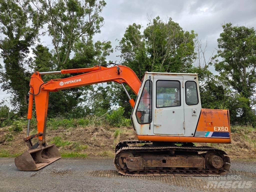 Hitachi EX 60-1 Gravemaskiner på larvebånd