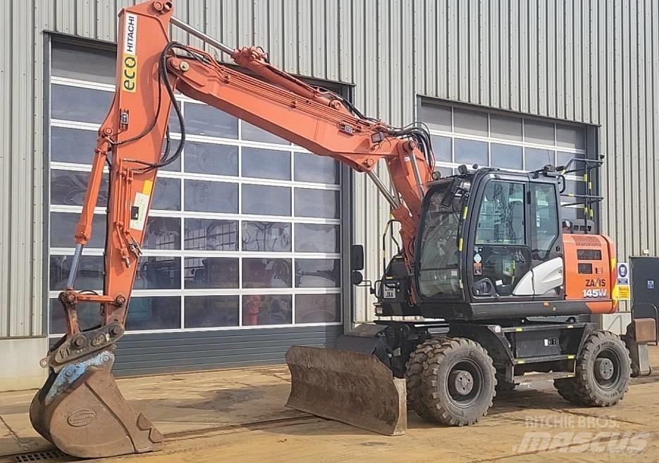 Hitachi ZX 145 Gravemaskiner på hjul
