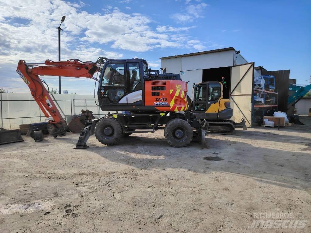 Hitachi ZX 145 Gravemaskiner på hjul