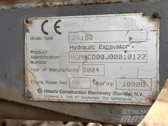 Hitachi ZX180 Special gravemaskiner