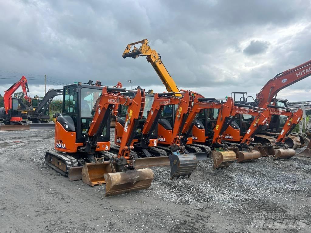 Hitachi ZX 26 U-6 Minigravemaskiner