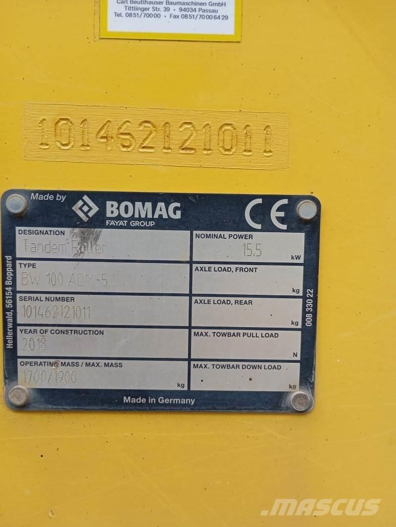 Bomag BW 100 ADM-5 Vibratorer
