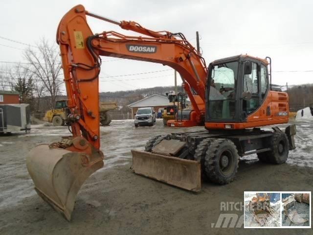 Doosan DX 140 W-3 Gravemaskiner på hjul