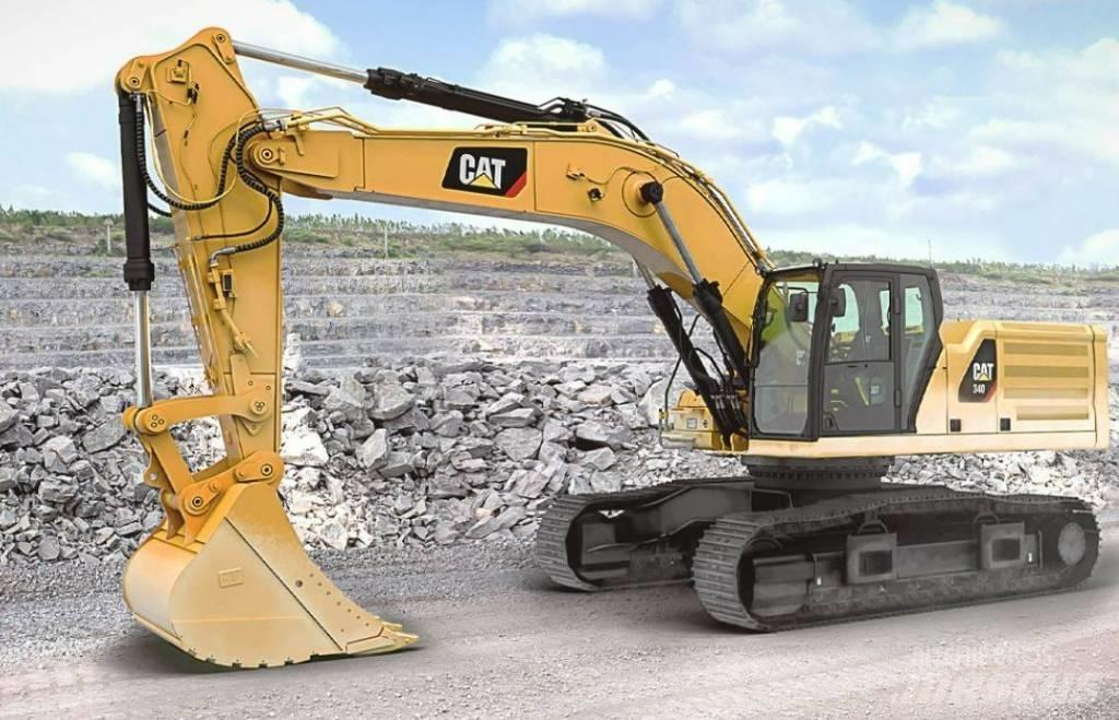 CAT 340 UTHYRES Gravemaskiner på larvebånd