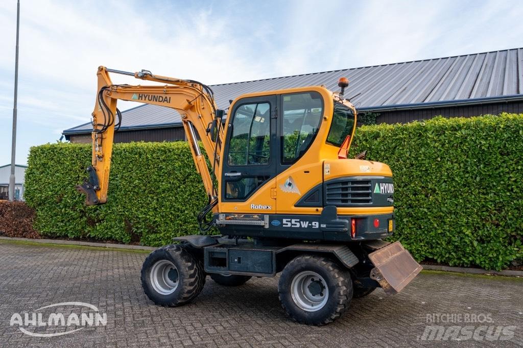 Hyundai R55W-9A Gravemaskiner på hjul