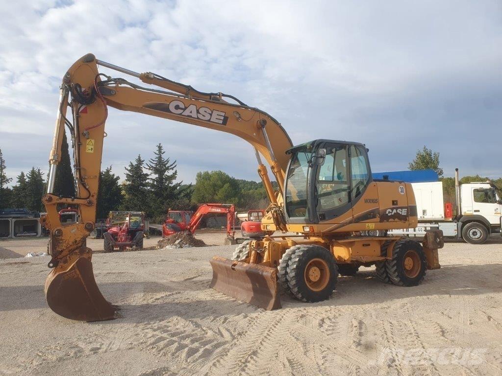 CASE WX 165 Gravemaskiner på hjul