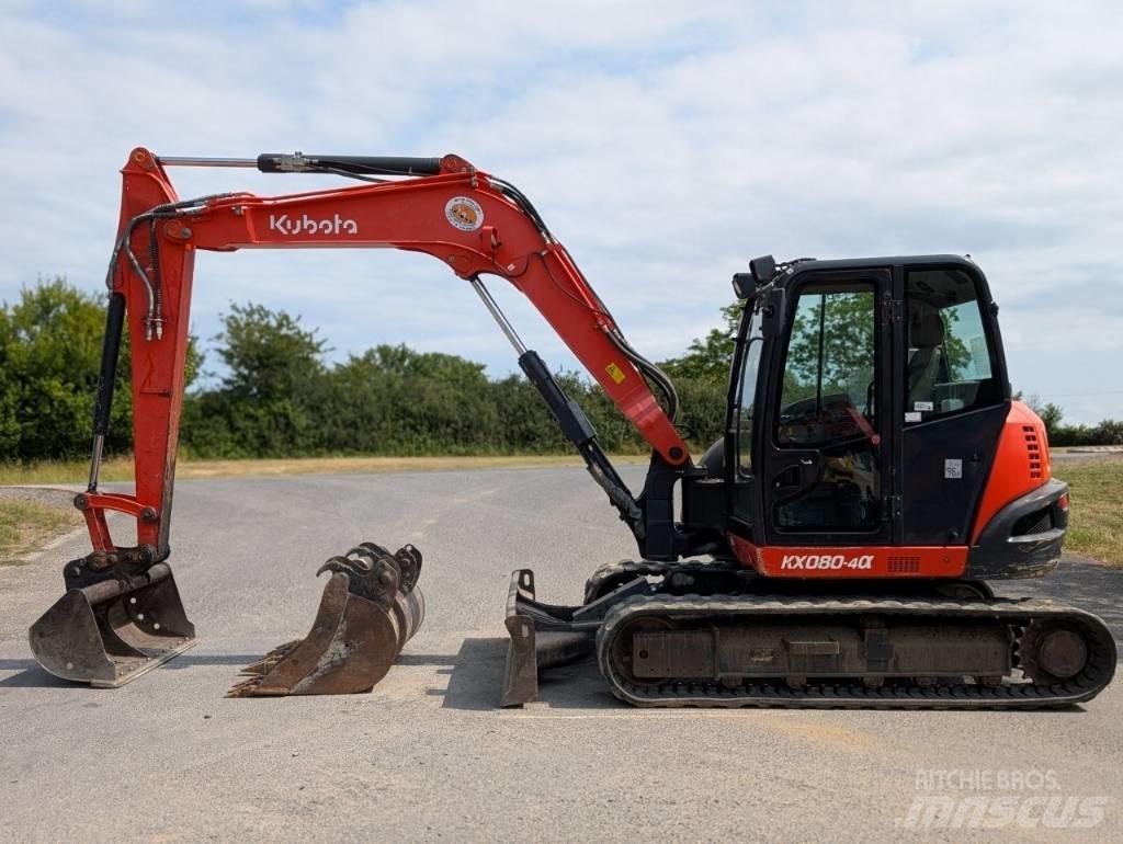 Kubota KX 080-4 Midi-gravemaskiner 7t - 12t